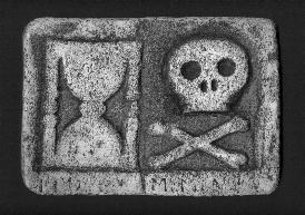 Skull and Crossbones with Sands of Time
